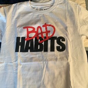 bad habits Vlone Nav t shirt
